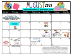 August calendar
